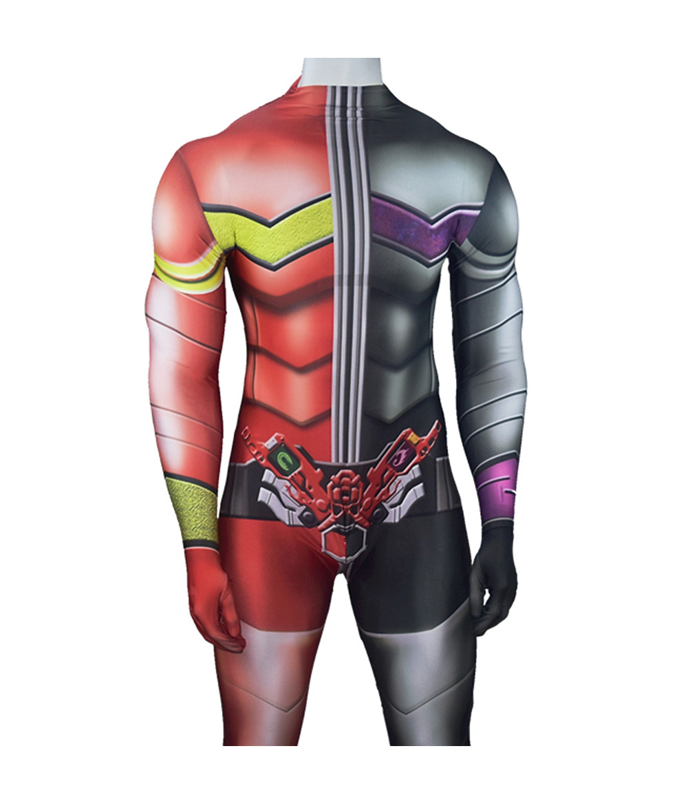 假面骑士之炽热金属cos动漫cosplay紧身衣万圣节cos服装漫展服