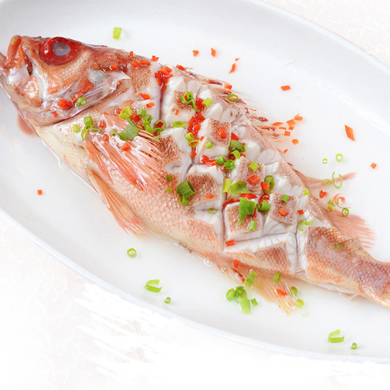 庆典红鱼冷冻水产红石斑鱼700-1000g大眼鱼尖吻平鲉婚宴烧烤食材