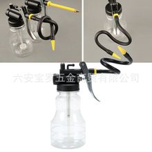 透明塑料油壶机油枪250ml软管铜尖嘴长嘴机油壶塑料加油枪