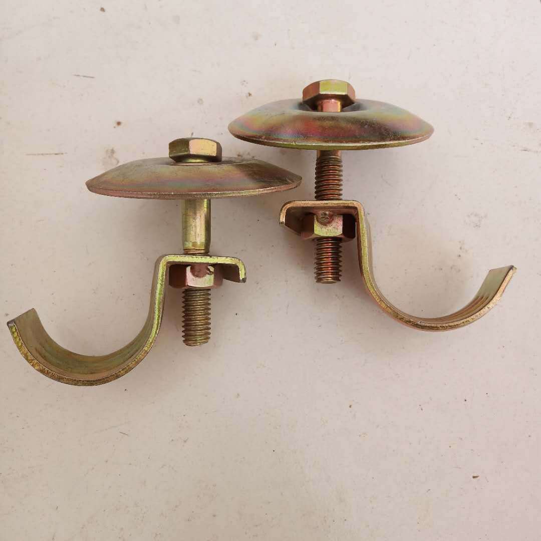 厂家批发蘑菇头扣件 建筑踏板连接扣件 钢跳板固定扣件