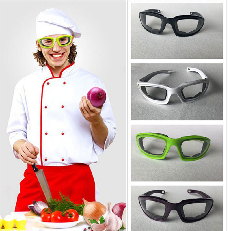 Kitchen Protective Onion Cutting Special Glasses Anti-Piercing Sponge Anti-Pressure Sports Onion Glasses 4 Colors