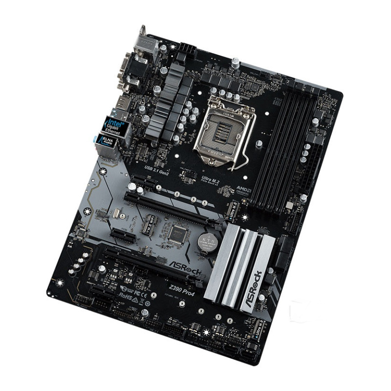 适用asrock 华擎 z390 pro4 主板 针脚 1151 支持8.9代cpu-阿里巴巴