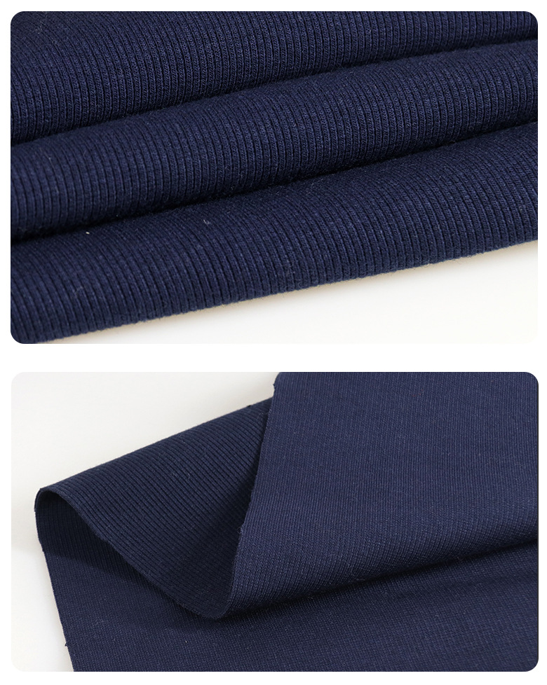 腈氯纶面料390克罗纹针织布腈棉混纺消防安全工装阻燃功能性面料