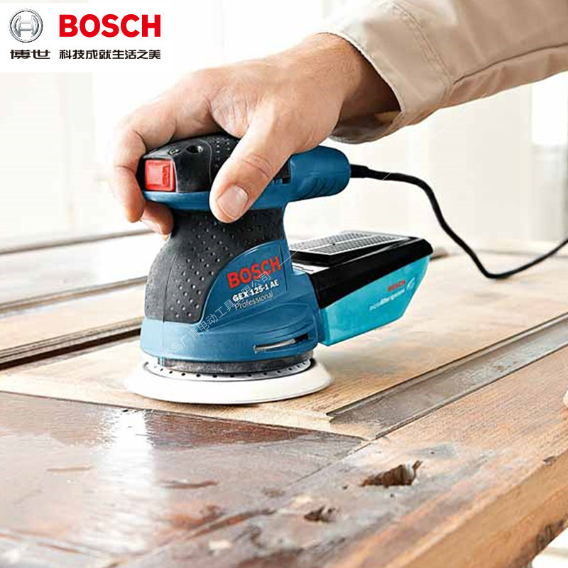 德国bosch博世gex125-1ae木工砂纸机调速偏心震动砂光机抛光机
