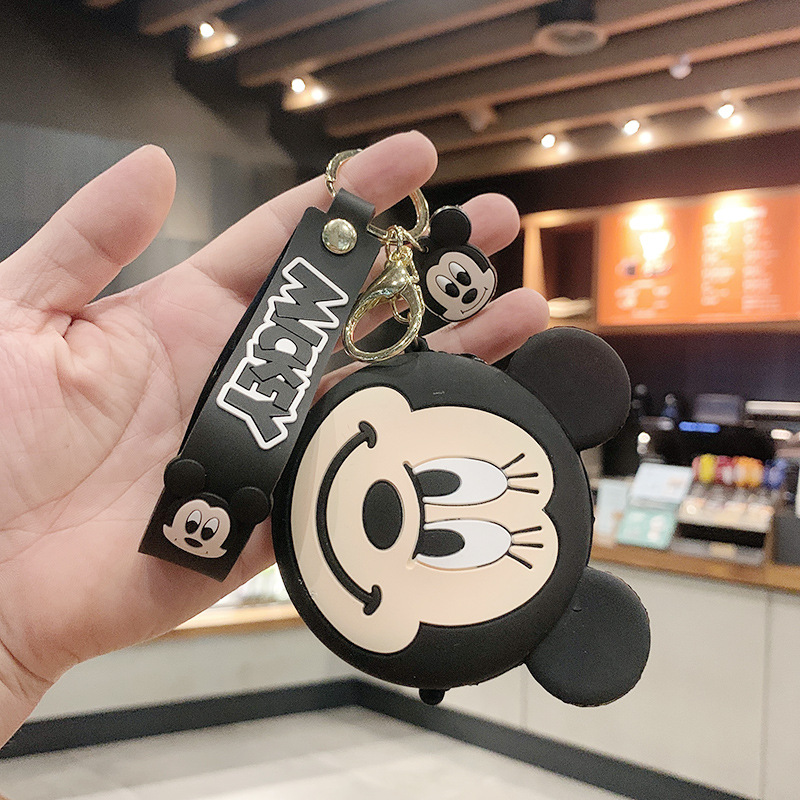 New Cute Coin Purse Key Chain Silicone Mini Storage Earphone Bag Pendant Children Pokonyan Keychain