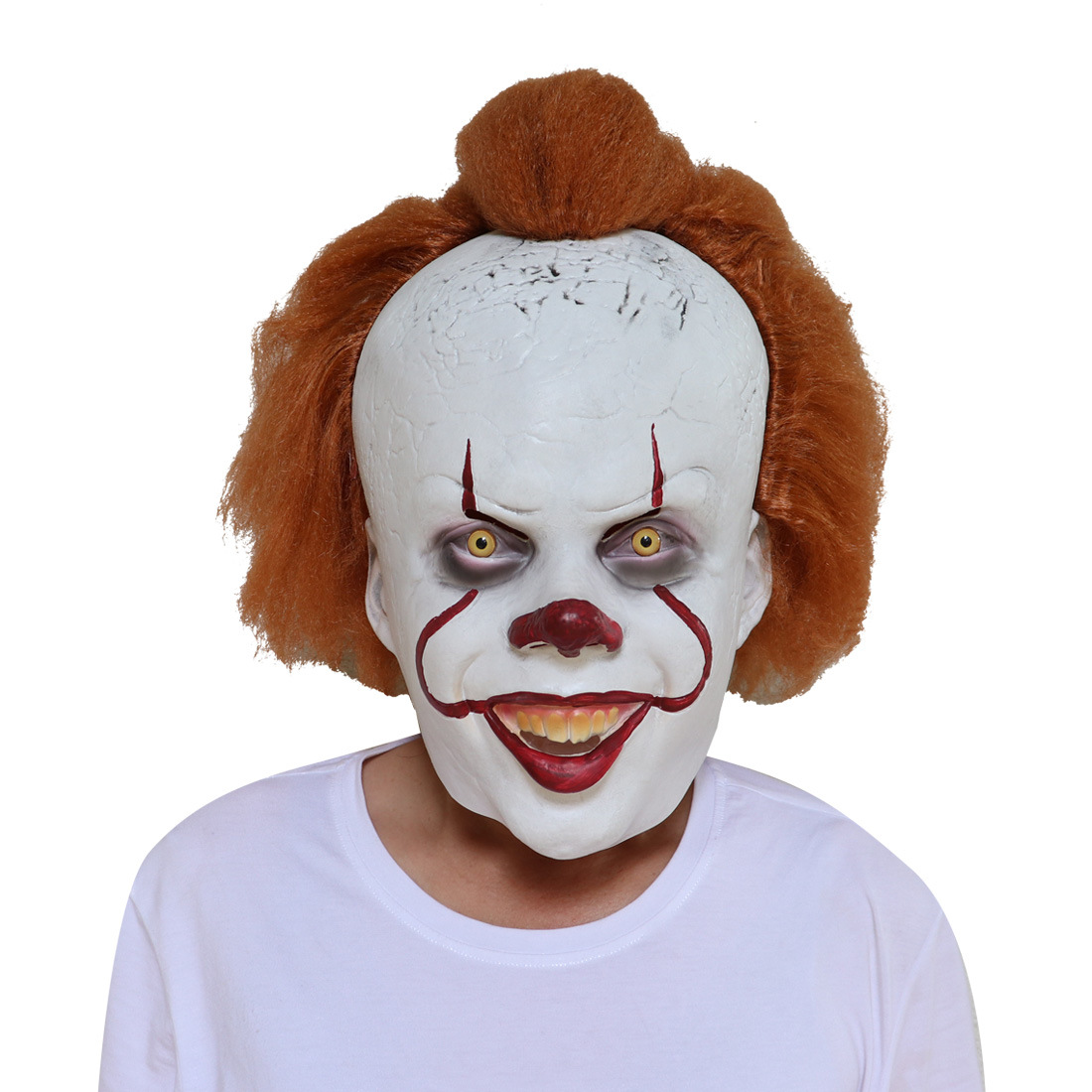 万圣节回魂夜恐怖小丑面具头套 party 新款小丑soul clownmask