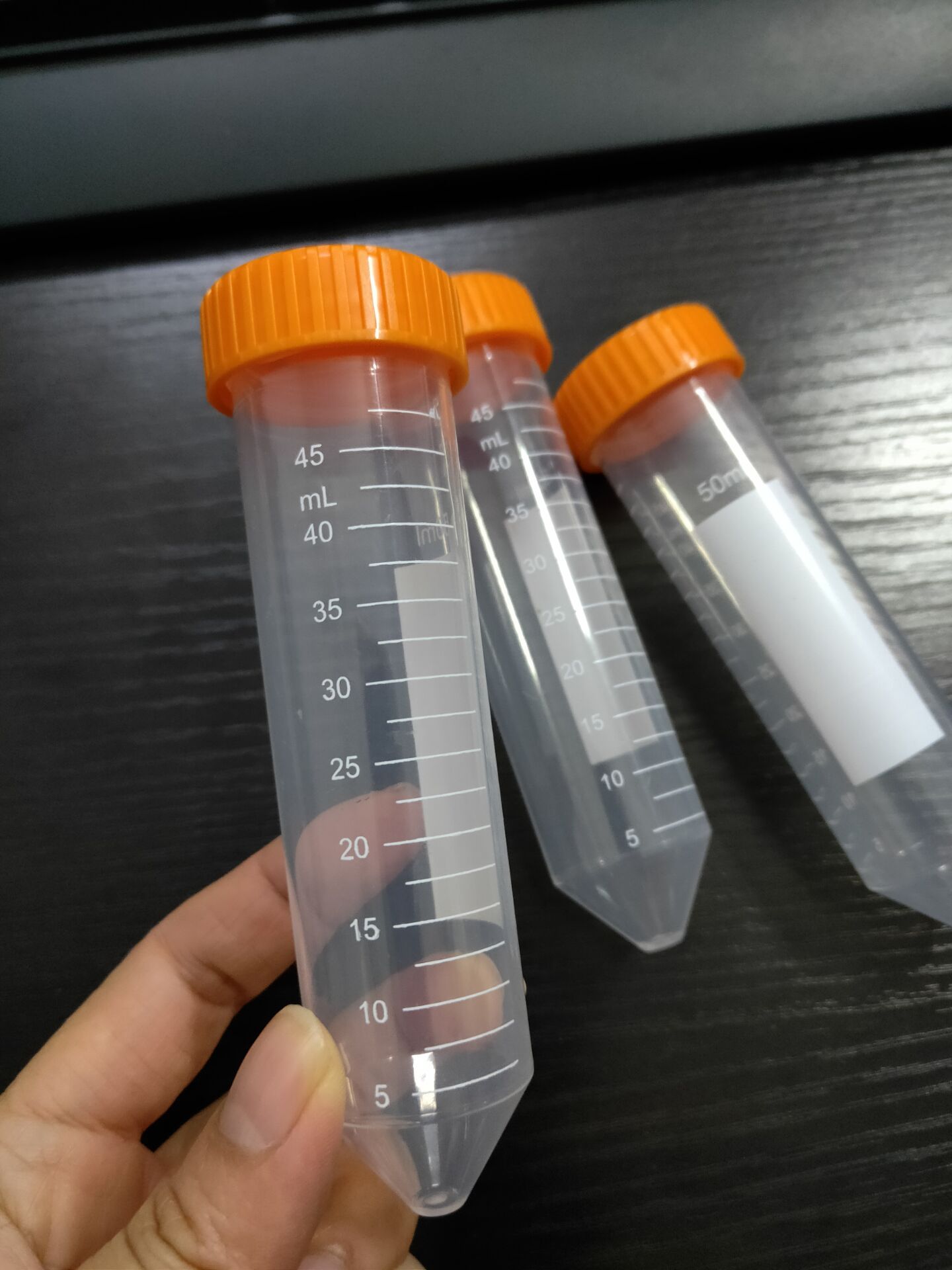 厂家直销50ml螺口尖底离心管ep管带刻度 耐高温强酸