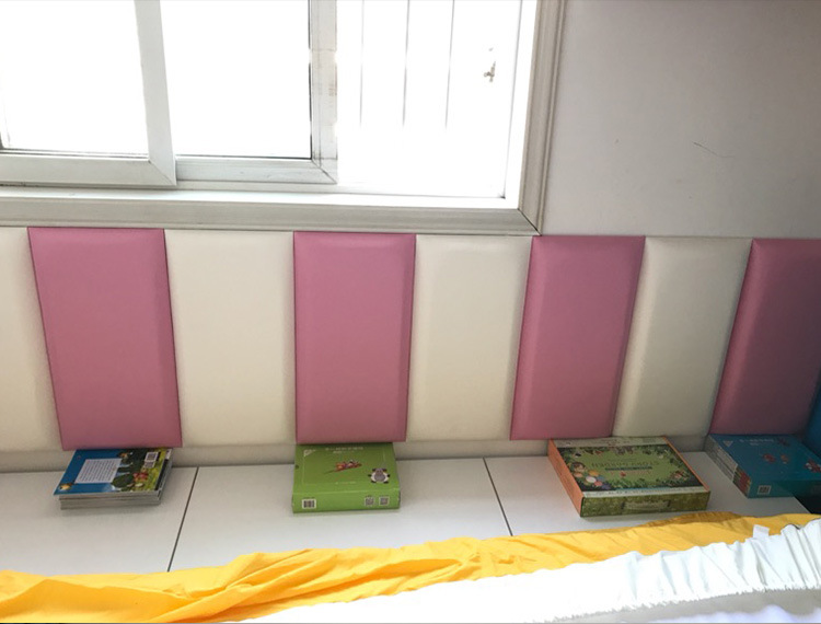 体育篮球馆墙体防撞软包 幼儿园儿童教室防撞垫墙贴 宾馆床头软包