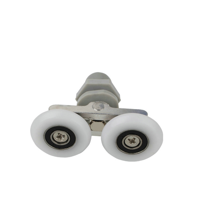 淋浴房滑轮老式滑轮圆弧浴室玻璃门配件推拉移门淋浴房滑轮双滑轮