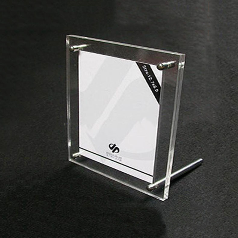 杭州富阳厂家定制亚克力相框摆件摆台 广告钉有机玻璃相架