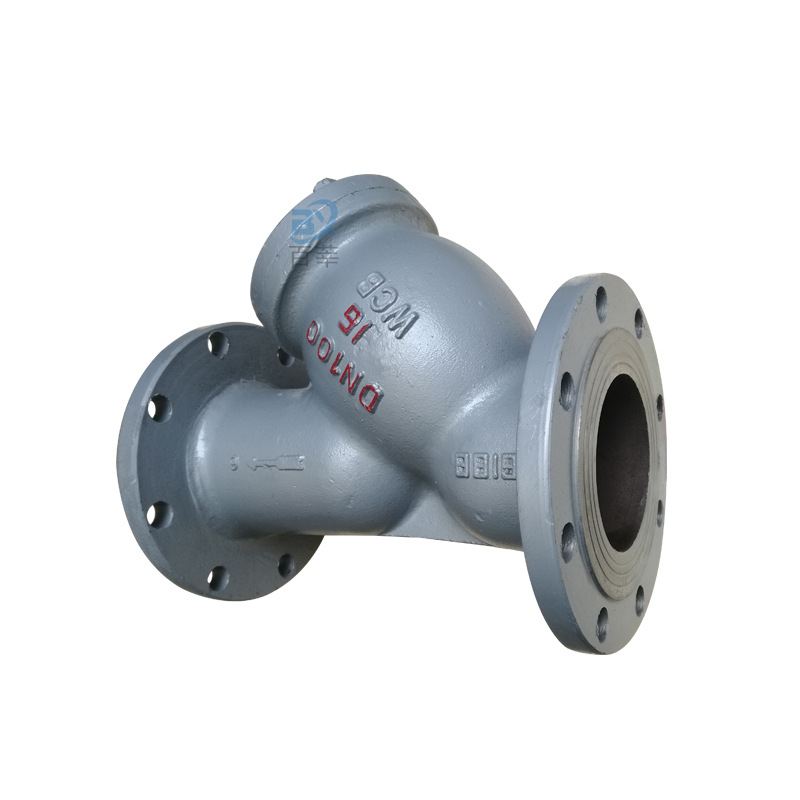 wcb碳钢法兰y型过滤器gl41h16c管道杂质过滤器2寸dn50100批发