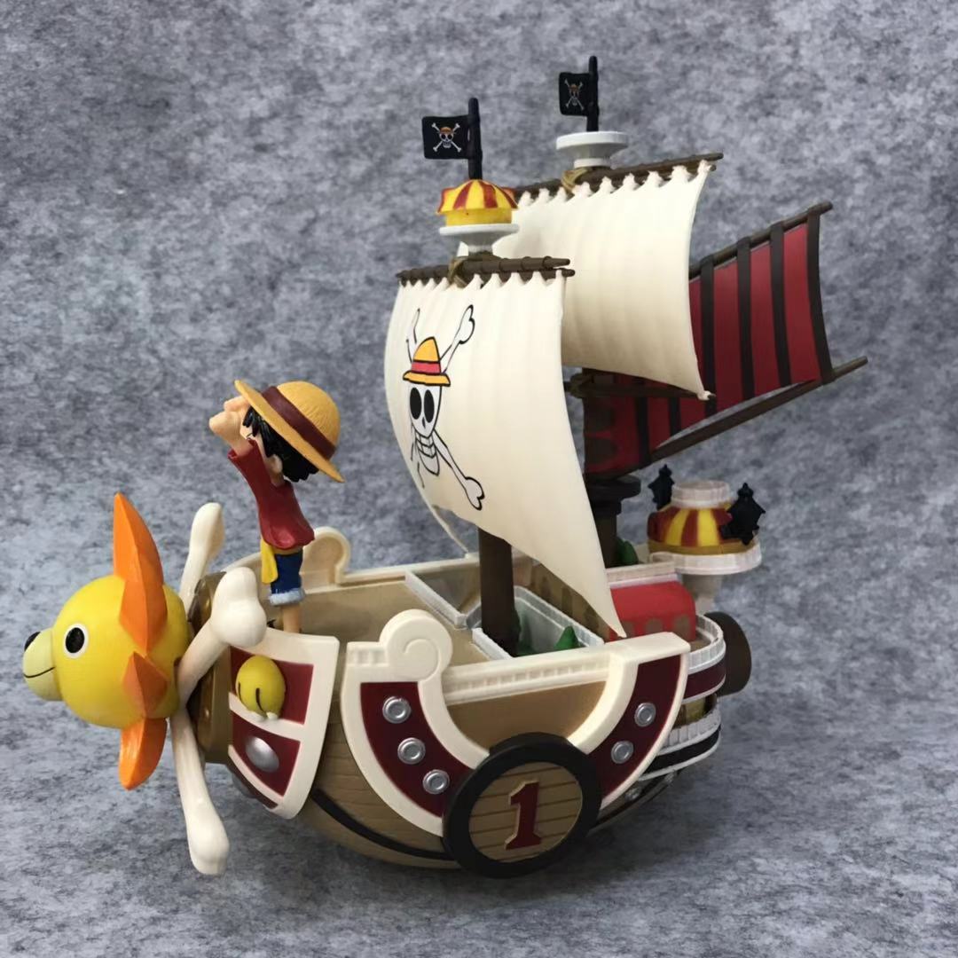 动漫手办海贼万里阳光太阳号草帽海贼团桑尼号船模型