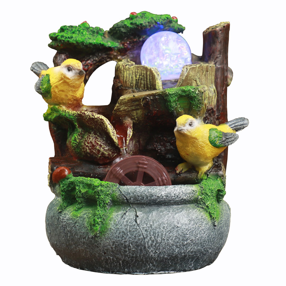 越南泰国印度吉祥迷你流水喷泉大象佛喷泉室内招财客厅摆673