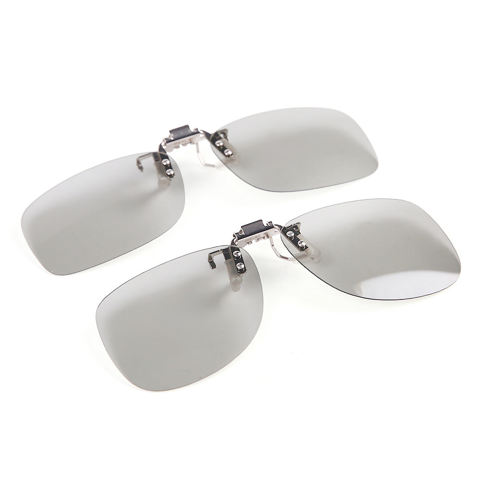 3d影院采购real电影院偏振式立体眼睛儿童近视夹片专用3d眼镜通用