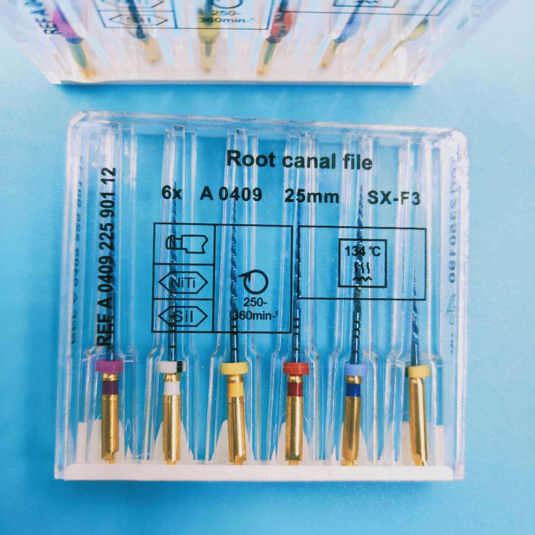 牙科材料 热激活扩大针 蓝色针机用镍钛根管锉 扩大针 外贸专供