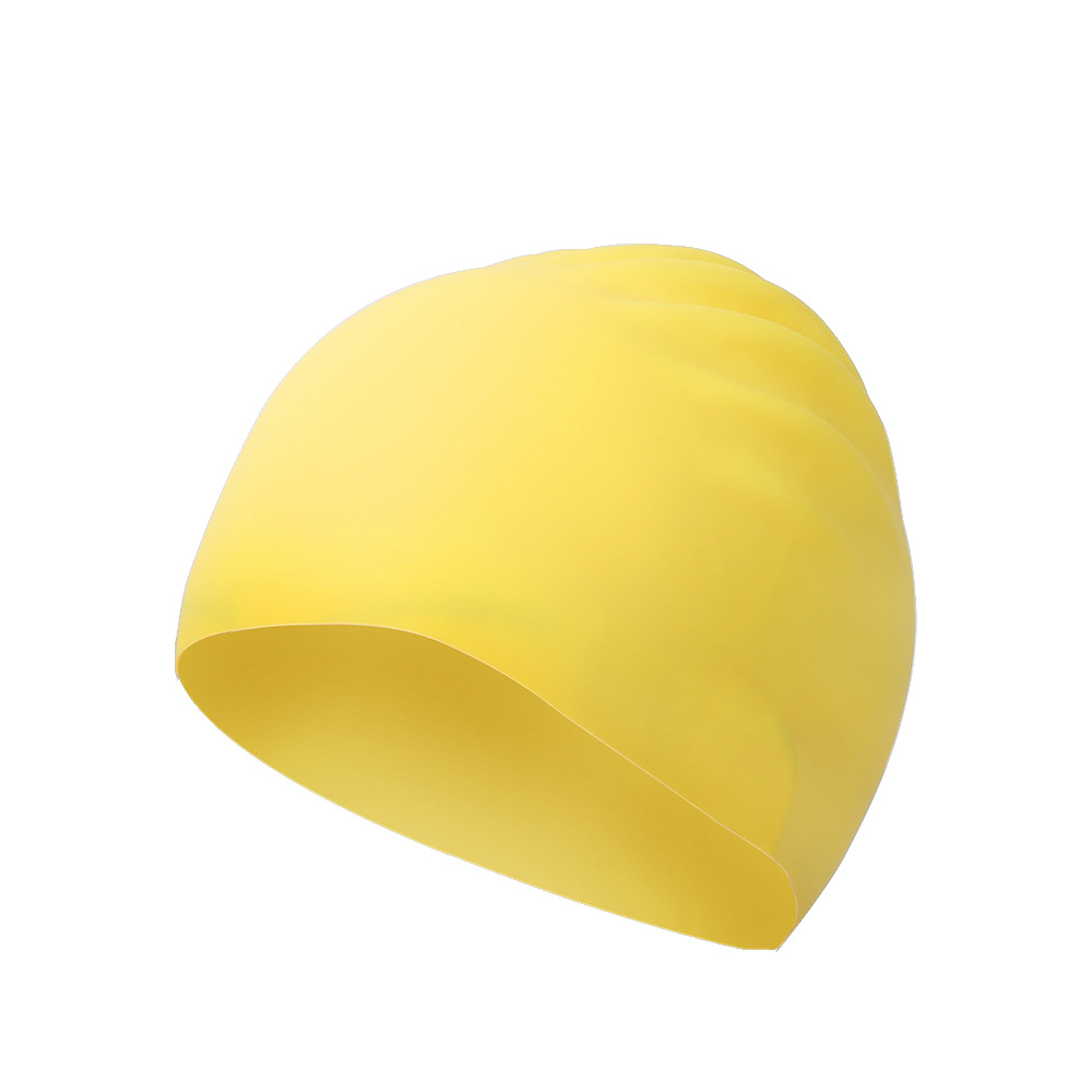 厂家批发男女通用硅胶游泳帽软胶专业游泳头套印刷泳帽定制logo
