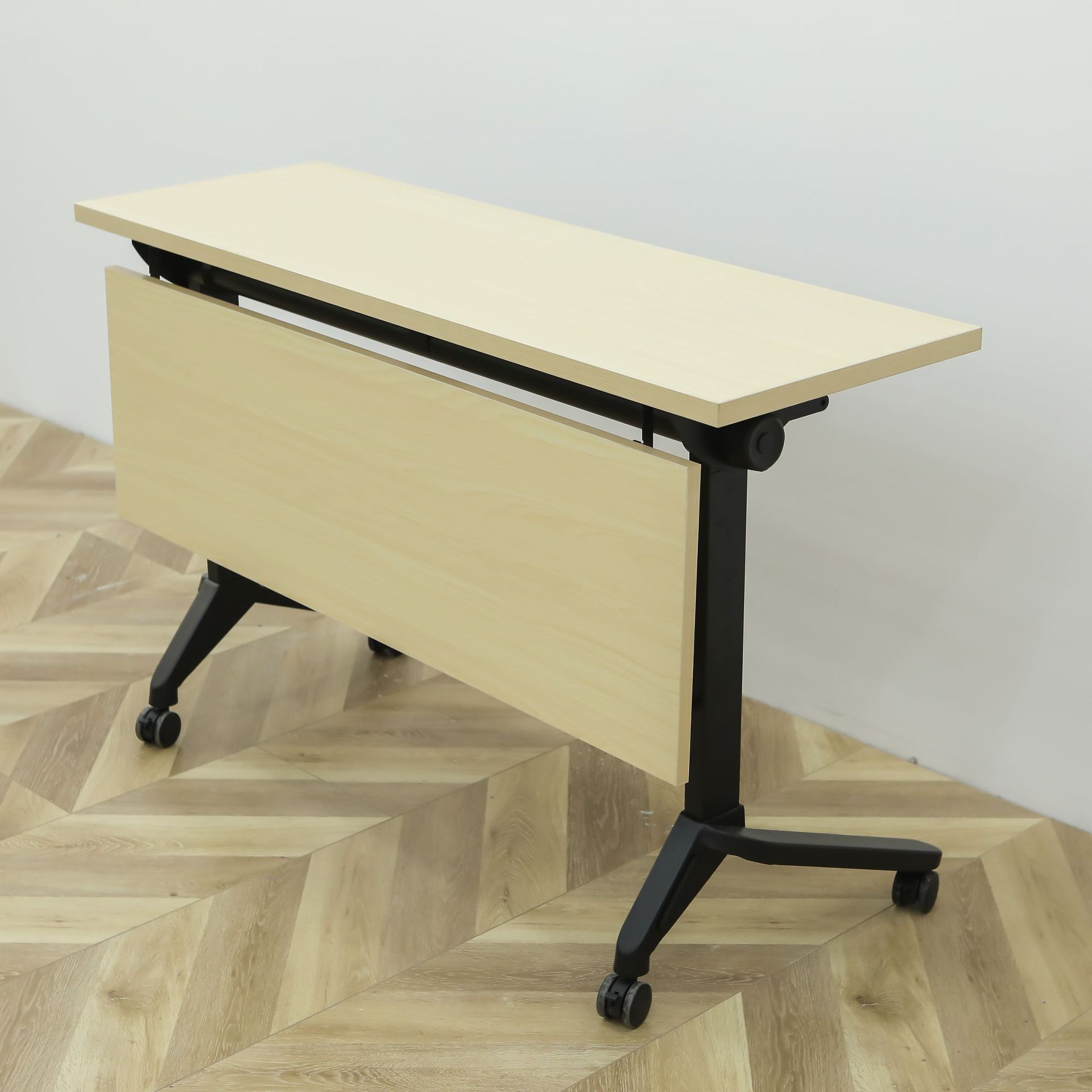 定制大型办公室会议桌 长条拼接职员办公桌多功能移动折叠培训桌