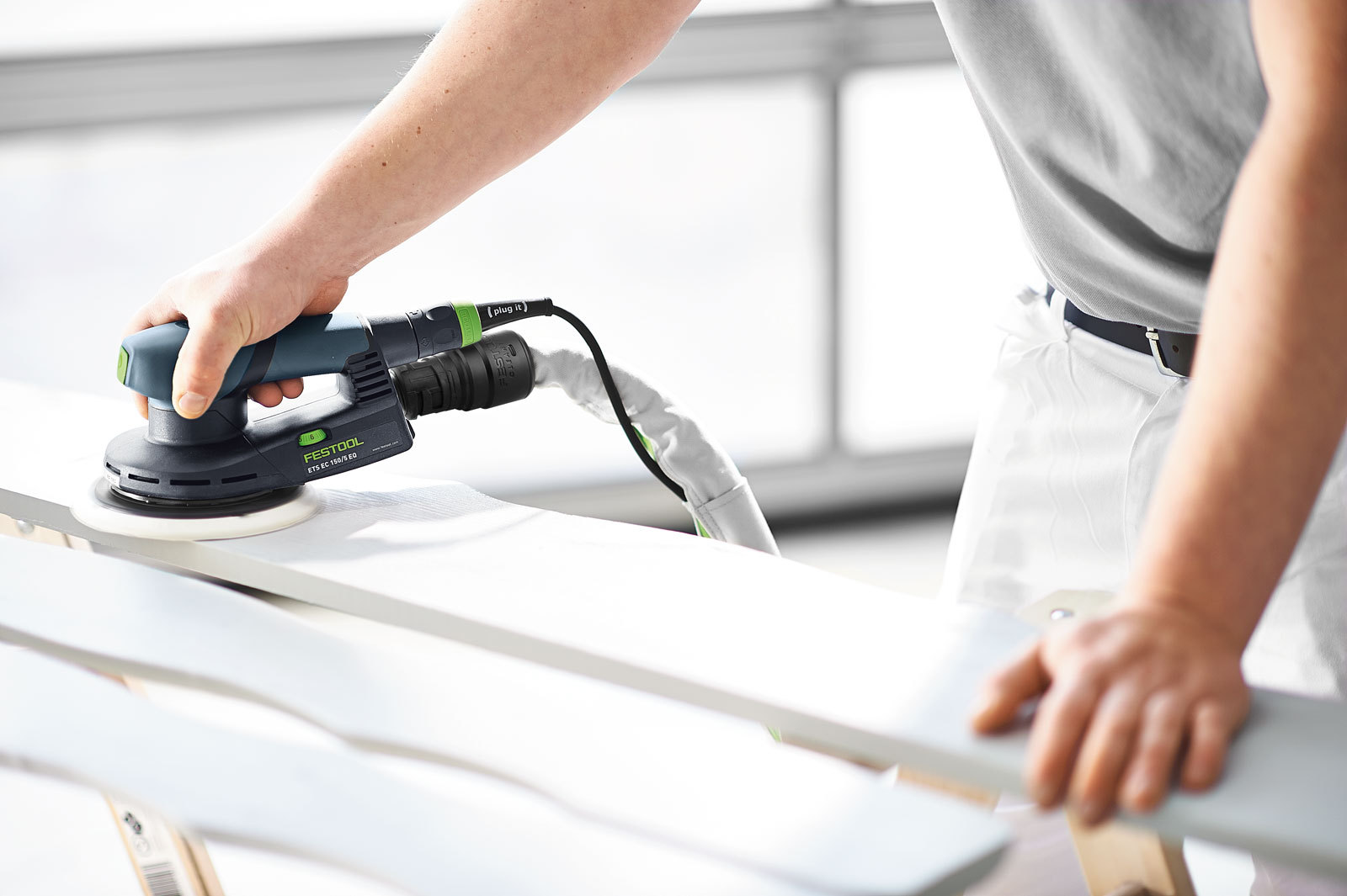 festool德国费斯托ets ec 150电动无刷干磨打磨机ct26吸尘器套装
