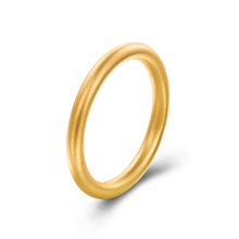 源头厂家古戒指法 镀黄金戒指简约素圈镀哑光戒指情侣戒 一件代发