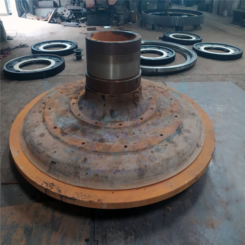 按需定制工业矿用水泥球磨机大齿轮滚圈 小型棒磨制砂机配件端盖