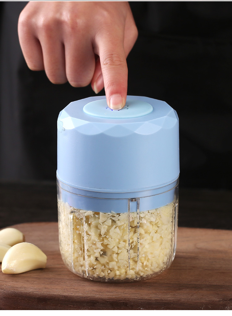 家用切菜电动蒜泥机蒜蓉器随时起捣蒜器迷你料理机宝宝辅食研磨机