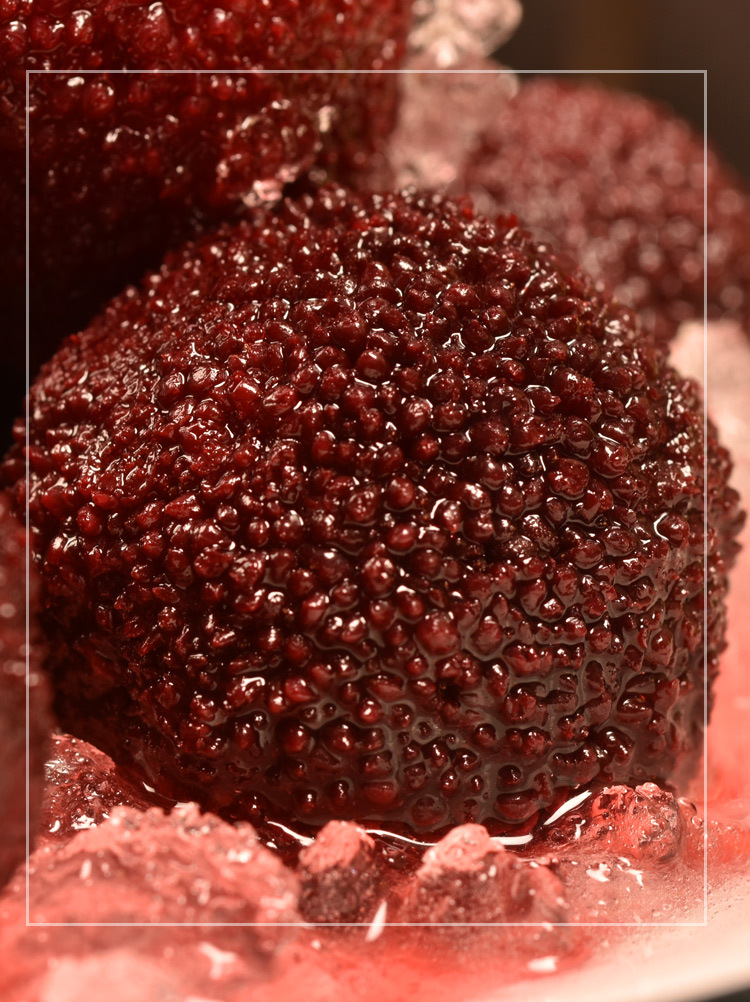 ktv150g袋装冰冻即食零食酒店饭店餐饮特色半成品新鲜冰镇冻杨梅