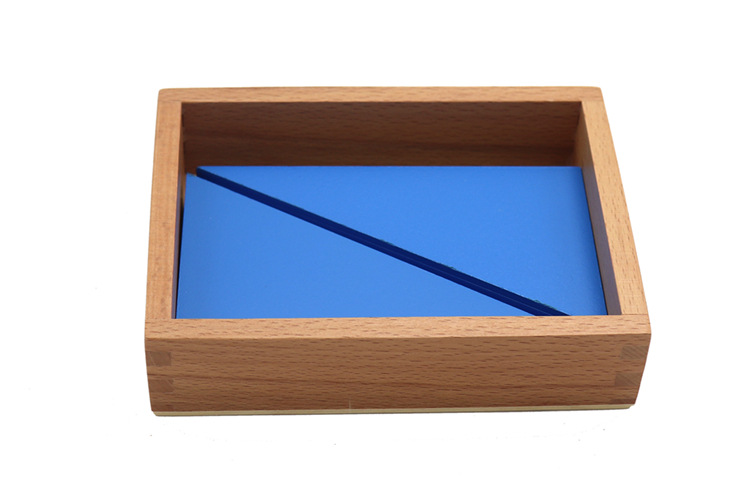 感官蓝色三角形构成蒙氏教具蒙台特梭利幼儿园早教玩具男孩女孩子