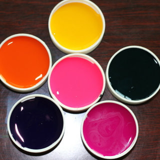 厂家直供印花色浆内墙涂料色浆黏土色浆th206橙色