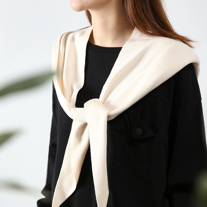 mm0121新款全棉外披百搭衣服配饰文艺休闲披肩显气质女士外搭单品-阿