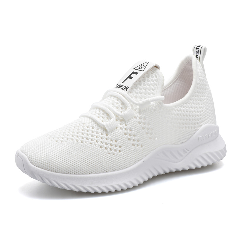 One Piece Dropshipping Summer New Mesh Shoes Flying Woven Casual Women's Shoes Breathable Lightweight Sneaker Comfortable Running Shoes Women's Shoes