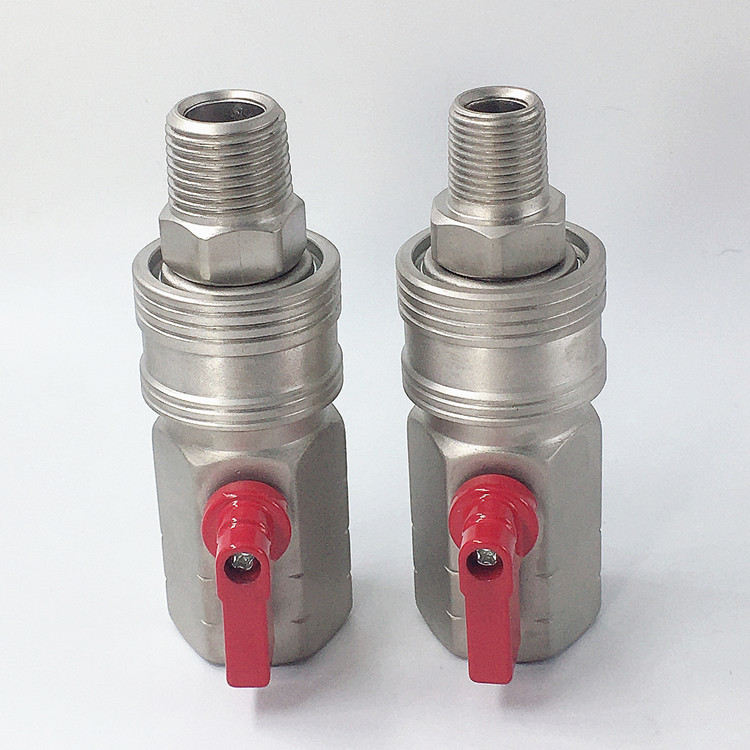 精品大流量自锁快速接头空压机气泵高压大风炮气动接头4分6分1寸