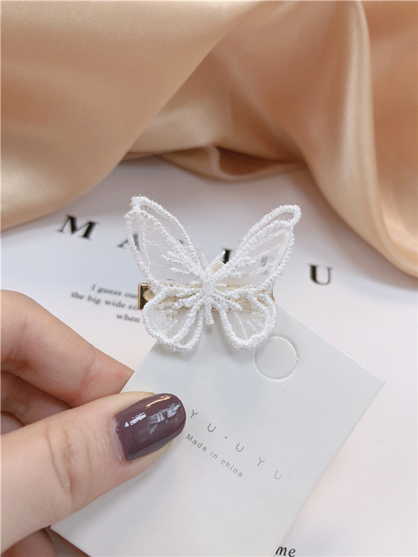 Summer Fairy Elf ~ Clip Hairware Fairy Butterfly Barrettes Side Clip Girl Duckbill Clip Bang Hairpin