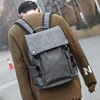 Retro Solid Backpack Campus Student bag Outdoor Travel knapsack Scrub PU Custom leather LOGO On behalf of Retro Solid Backpack Campus Student bag Outdoor Travel knapsack Scrub PU Custom leather LOGO On behalf of