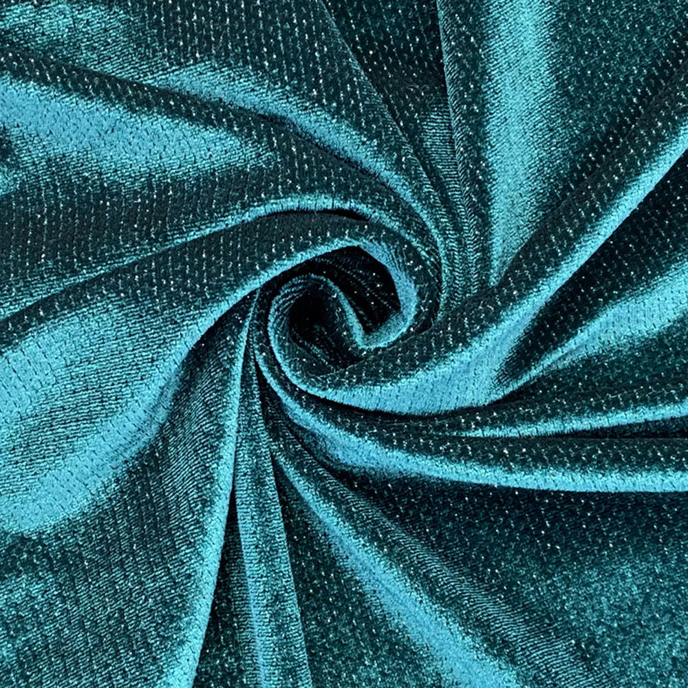 厂家现货 秋冬满天星丝绒面料 潮流女装家居服连衣裙休闲套装布料