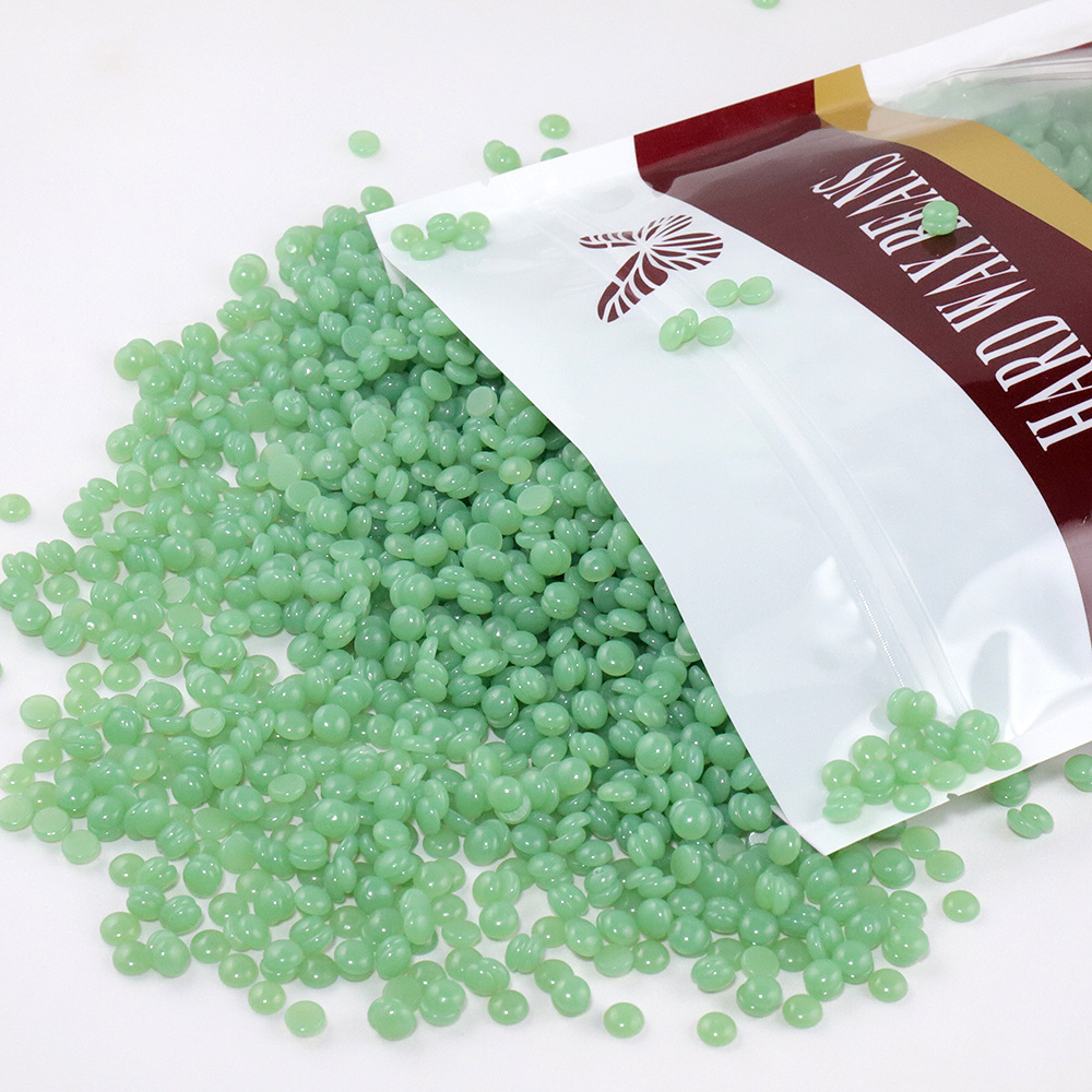 跨境免纸脱毛蜡硬蜡豆 蜜豆固体脱毛蜡疗粒 1000g袋装 10味可选a3