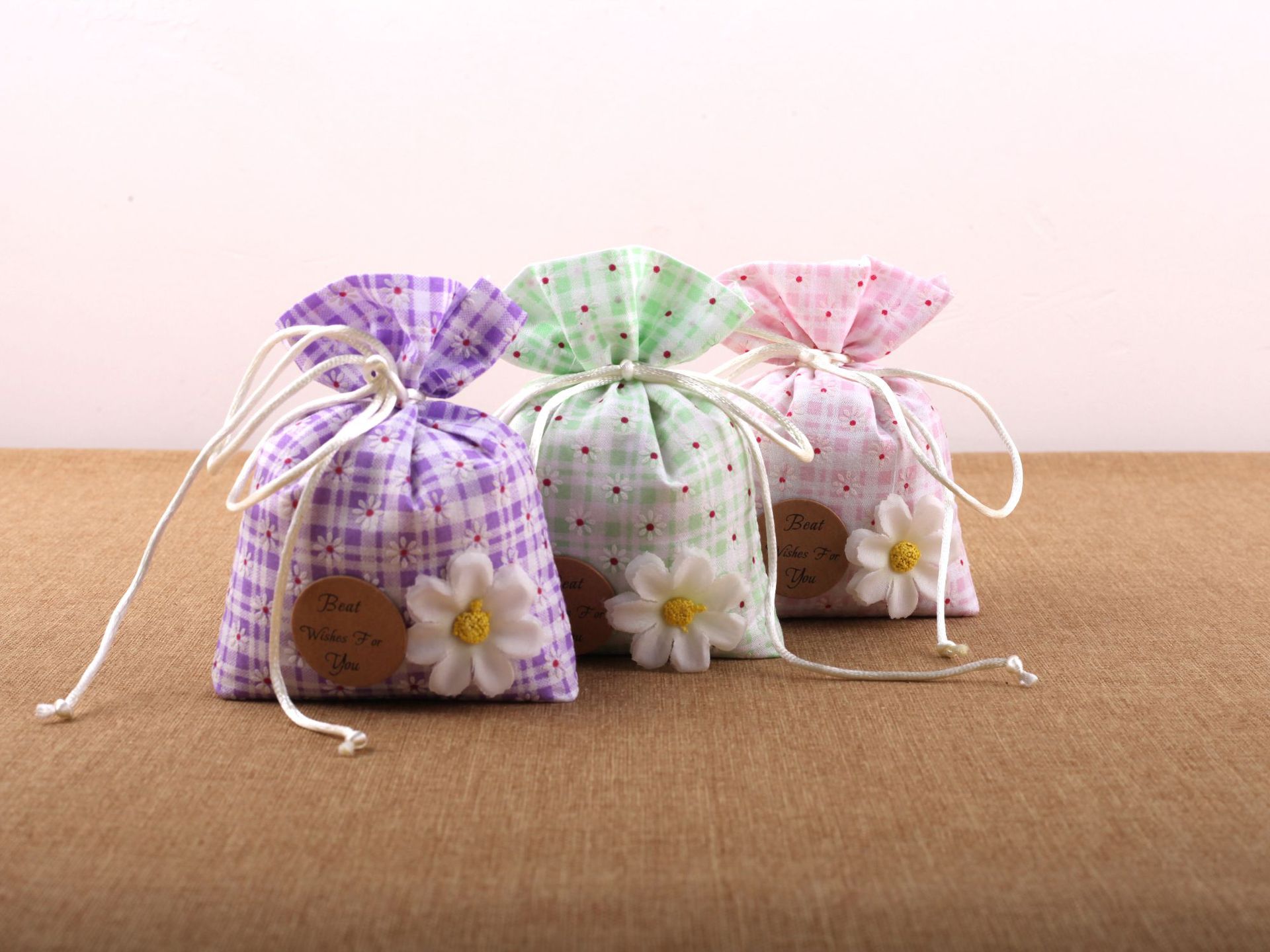 香包香囊空袋可挂式定做香袋麻布香包挂件汽车除味香料厂家批发