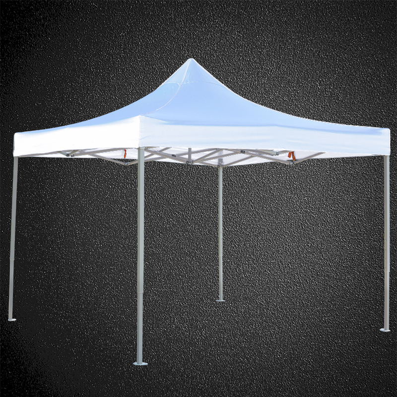 户外白色婚宴广告四脚帐篷伞3*3定制logo四角摆摊棚折叠太阳蓬