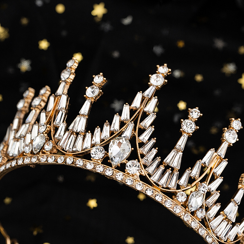 皇冠头饰新娘结婚成年生日大气高贵奢华水晶韩式森系简约女王范