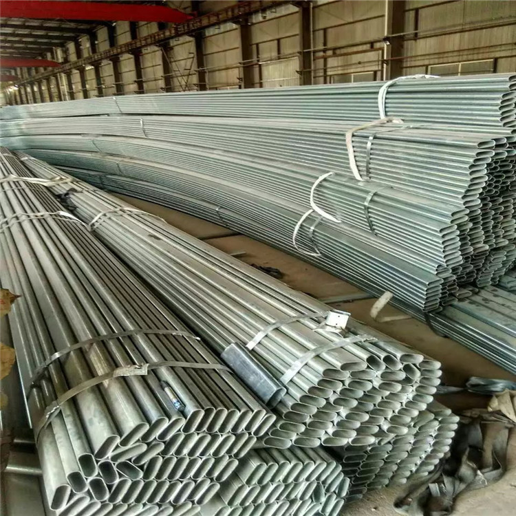 订做椭圆管养殖棚钢架 养殖棚热镀锌钢管折弯成品养殖架 配件齐全