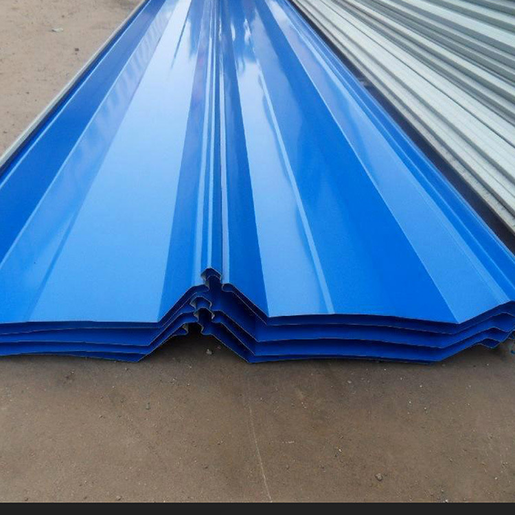 定制彩色瓦楞合金铝板 瓦楞压型合金铝板蓝色涂层铝质瓦楞板