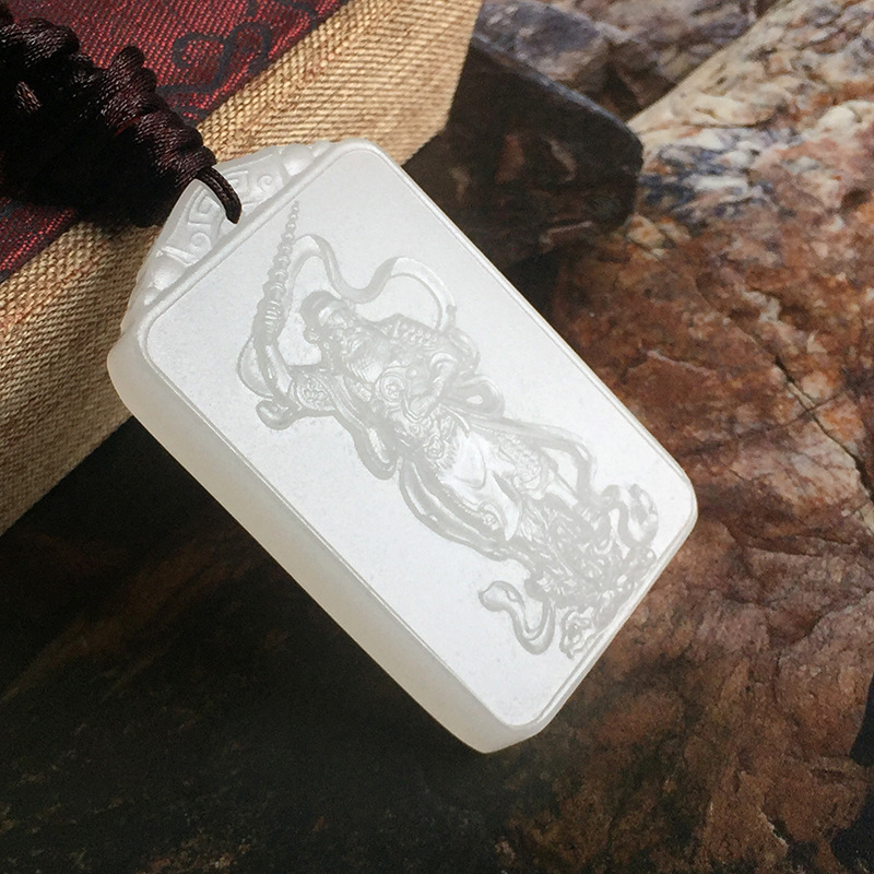 道教用品道家法器王灵官神像开光护身符吊坠道教饰品法物道士项链