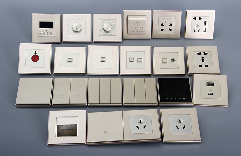 酒店民宿定制室内/楼梯间86型带传感器led灯脚底灯90mm墙壁开关