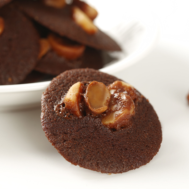 夏威夷果仁巧克力脆可可脆片手工网红零食薄脆饼干厂家直销可代工