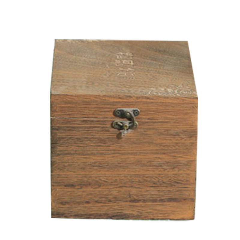 Packing Box Burnt Color Wooden Lapsang Souchong Pu'er Tea in Bulk Packing Box Tea Empty Gift Box Wooden Tea Wooden Box