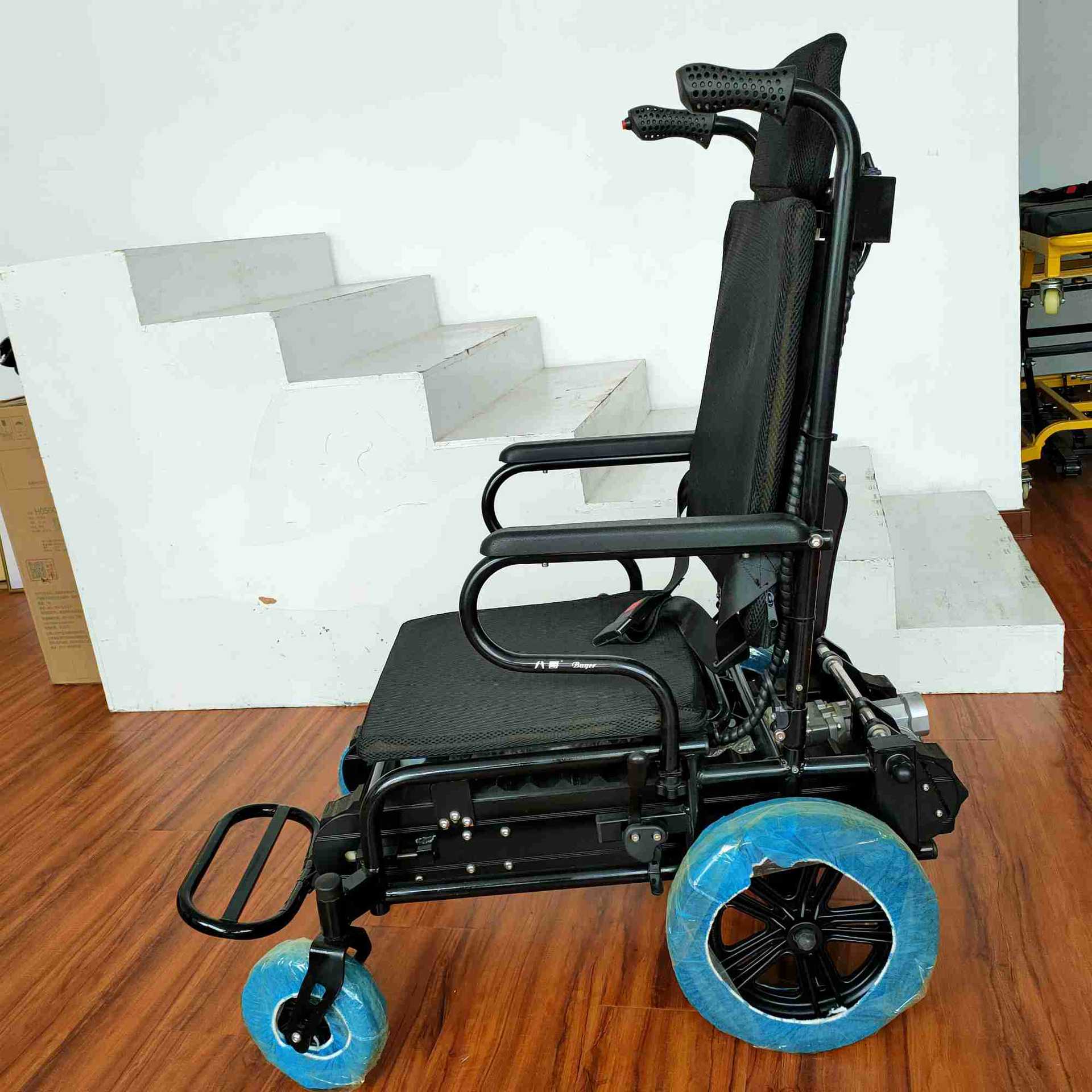 八哥电动爬楼机履带式爬楼梯轮椅车老人代步车残疾人上下台阶方便