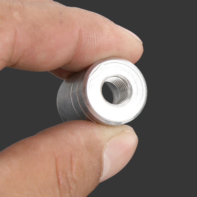 厂家直销配件批发鱼竿改抄网杆通用8mm螺纹连接头抄网竿加固头