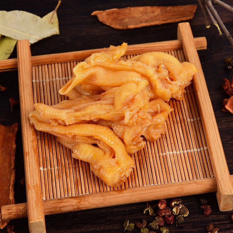 18省包邮阿卜去骨鸭掌2500g=5斤 剁椒味藤椒无骨鸭爪脱骨 熟食