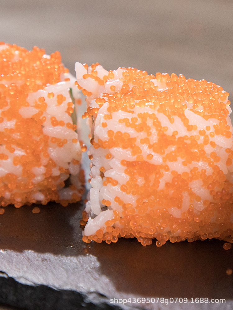 小颗粒飞鱼子/多春鱼籽红蟹子寿司飞鱼籽 寿司鱼籽 400g*20盒/件