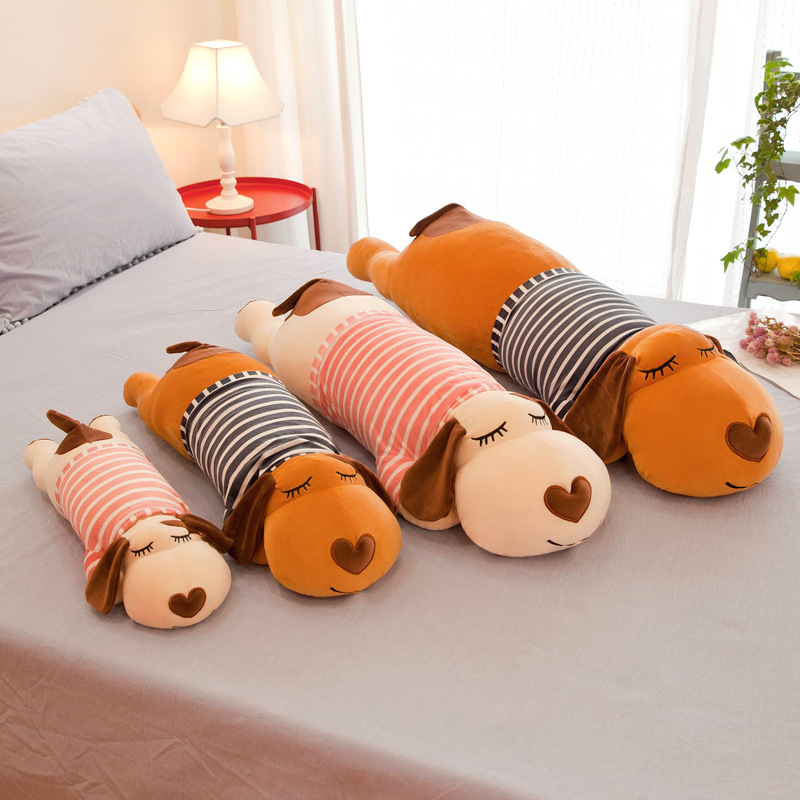 可爱趴趴小狗狗公仔陪你睡觉抱枕毛绒玩具大号床上玩偶布娃娃女生
