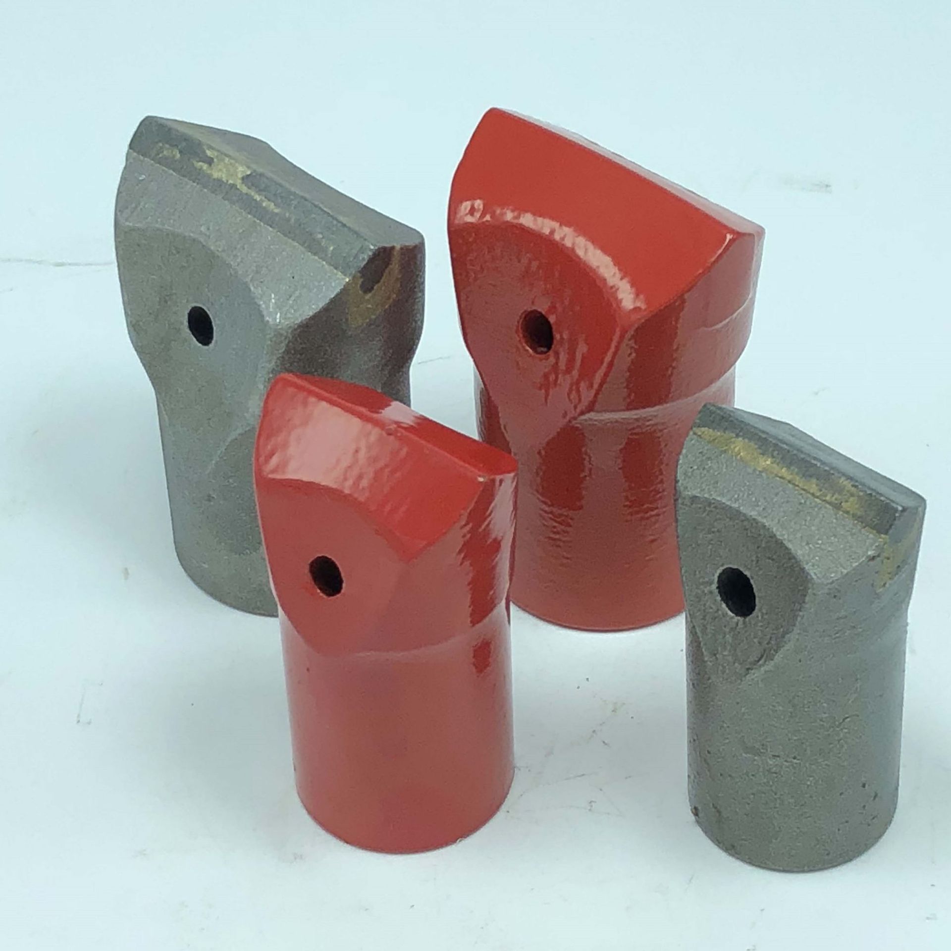 开山钎具钎头 矿用凿岩钻头 矿山一字球齿钻具 风钎杆